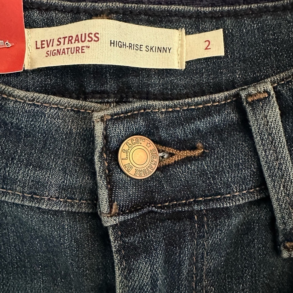High Rise Blue Jeans - Picture 6 of 10